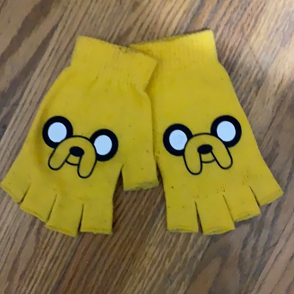 Other - Adventure Time Jake Fingerless Gloves
